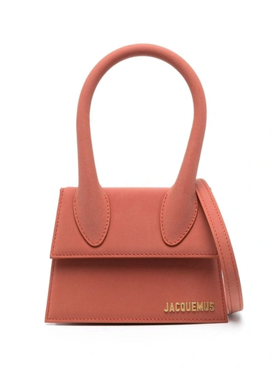 Jacquemus Le Chiquito Moyen Handtasche In Dark Red