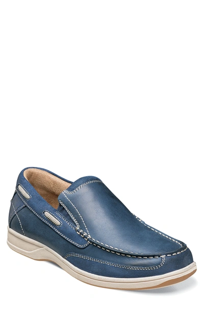 Florsheim 'lakeside' Slip-on In Indigo Suede