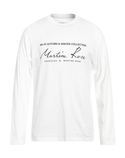 Martine Rose Longsleeve In White