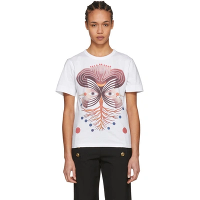 Chloé Short-sleeve Graphic-print Cotton Jersey T-shirt In White