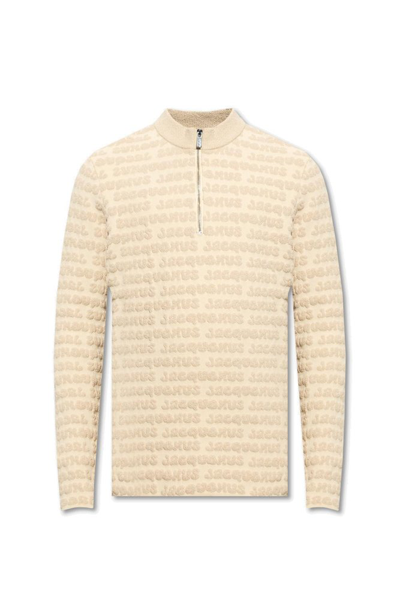 Jacquemus Luis Sweater In Neutrals