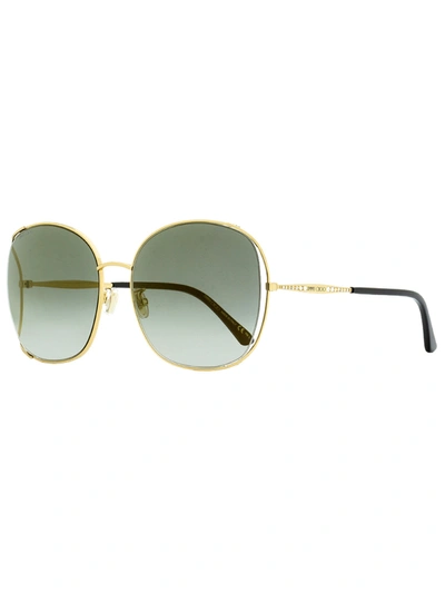 Jimmy Choo Tinka Square Sunglasses In Gold