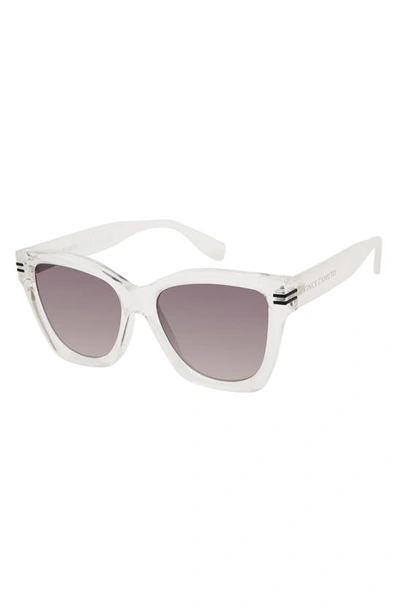 Vince Camuto 58mm Cat Eye Sunglasses In Clear