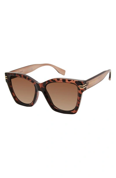 Vince Camuto 58mm Cat Eye Sunglasses In Tortoise