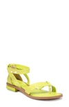 Franco Sarto Parker Sandal In Pear Green Leather