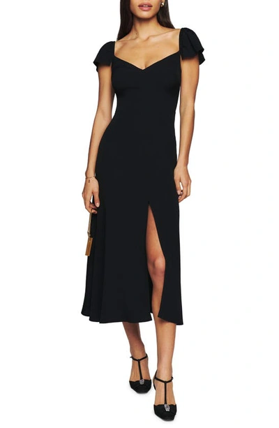 long white dress open back Kiah Modal Open-Back Long-Sleeve Maxi Dress in White