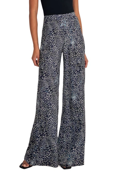 Favorite Daughter The Friday High Waist Wide Leg Pants In Cheetah Print - Bl