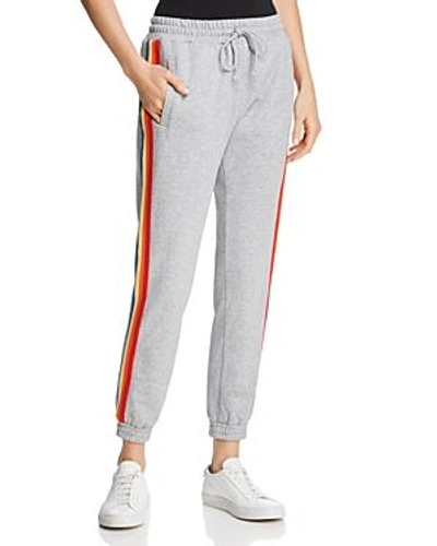 Honey Punch Rainbow-trim Sweatpants - 100% Exclusive In Gray