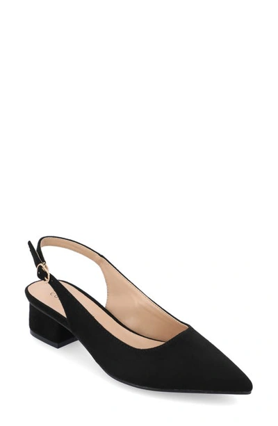 Journee Collection Sylvia Slingback Pump In Black