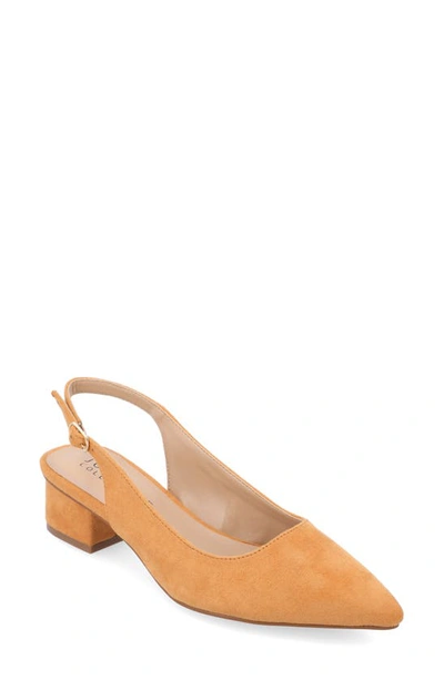 Journee Collection Sylvia Slingback Pump In Tan