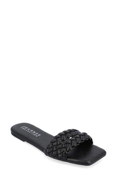 Journee Collection Tru Comfort Sawyerr Sandal In Black