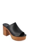 Journee Collection Tru Comfort Lorenza Platform Sandal In Black