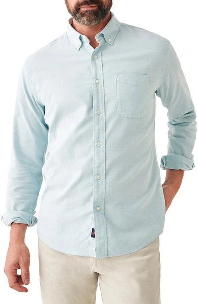 Faherty Stretch Oxford Shirt 2.0 In Seaside