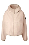 Canada Goose Sinclair Water Resistant Hooded Nylon Wind Jacket In Dune