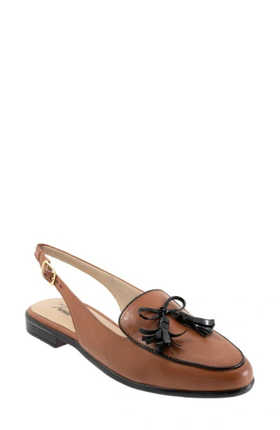 Trotters Lillie Slingback Loafer In Brown