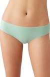 B.tempt'd By Wacoal B.bare Cheeky Panties In Silt Green