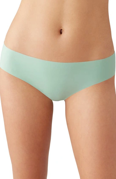 B.tempt'd By Wacoal B.bare Cheeky Panties In Silt Green