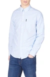 Ben Sherman Organic Cotton Button-down Oxford Shirt In Blue