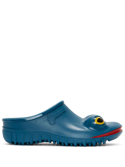 Jw Anderson Frog Loafers In Blue