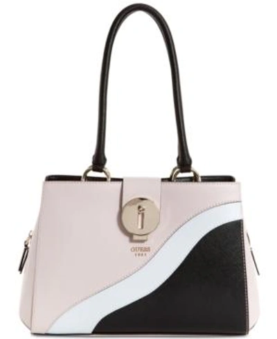 Guess Augustina Satchel, Created For Macy's In Cameo Multi