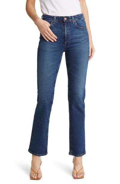 Ag Saige High Waist Straight Leg Jeans In Catch