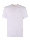 Blauer T-shirt In Bianco