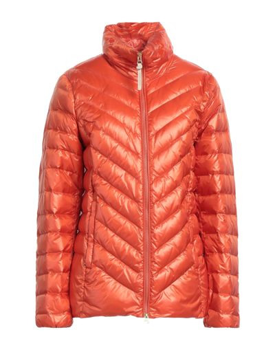 Woolrich Woolen Mills Down Jackets In Orange