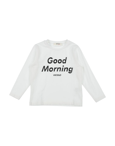 Vicolo Babies'  T-shirts In White