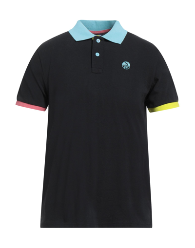 North Sails Polo Shirts In Blue