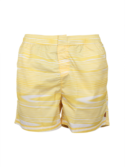 Missoni Artist Stripe-print Swim Shorts In Multicolour