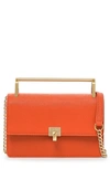 Botkier Lennox Leather Crossbody Bag - Red In Coral