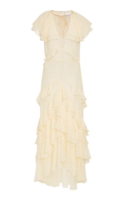 Acler Paxton Ruffle Dress In Print