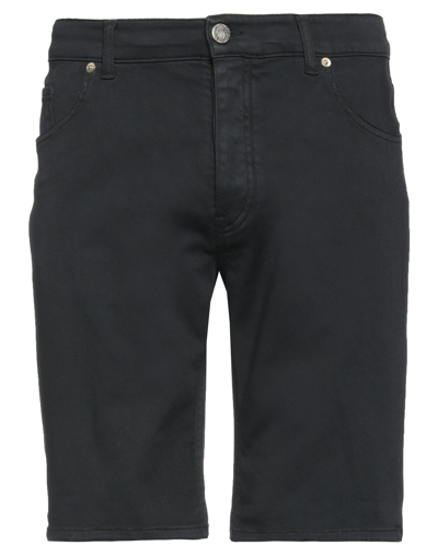 Pmds Premium Mood Denim Superior Man Shorts & Bermuda Shorts Navy Blue Size 29 Cotton, Elastane