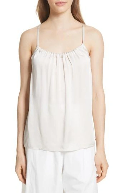 Vince Gathered Neck Camisole In Sandstone