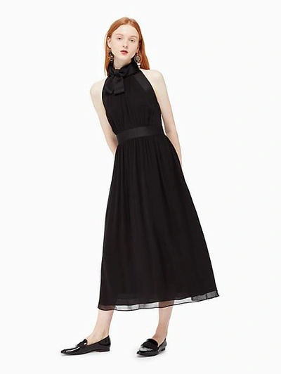 kate spade black dress bow Black Scalloped Bow Dress