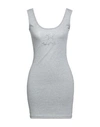 Odi Et Amo Short Dresses In Grey