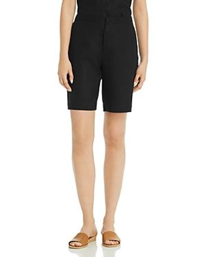 Frame Relaxed Bermuda Shorts In Black