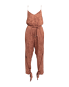 Space Simona Corsellini Jumpsuits In Brown