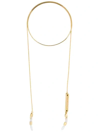 Frame Chain 18k Yellow Gold Slinky Glasses Chain In Metallic