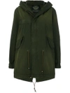 Mr & Mrs Italy Slim Fit Midi Parka - Green