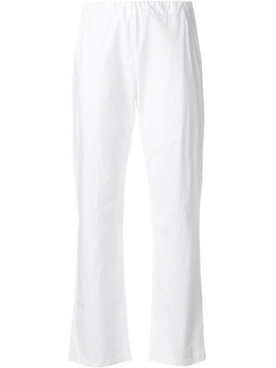 Labo Art Elastic Waist Pants - White