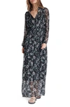 Rag & Bone Calista Floral Long Sleeve Dress In Salute