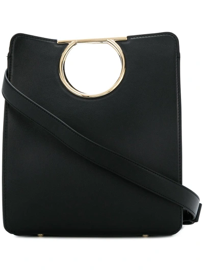 Ferragamo Salvatore  Gancini Tote Bag - Black