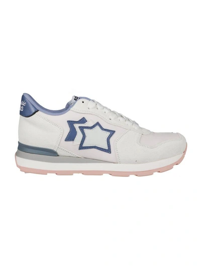 Atlantic Stars Star Patch Sneakers In White