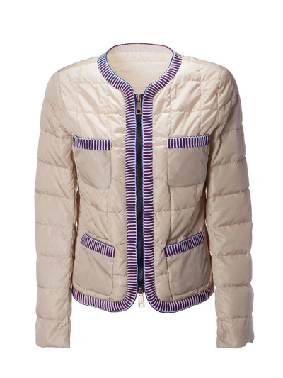 Fay Contrast Puffer Jacket