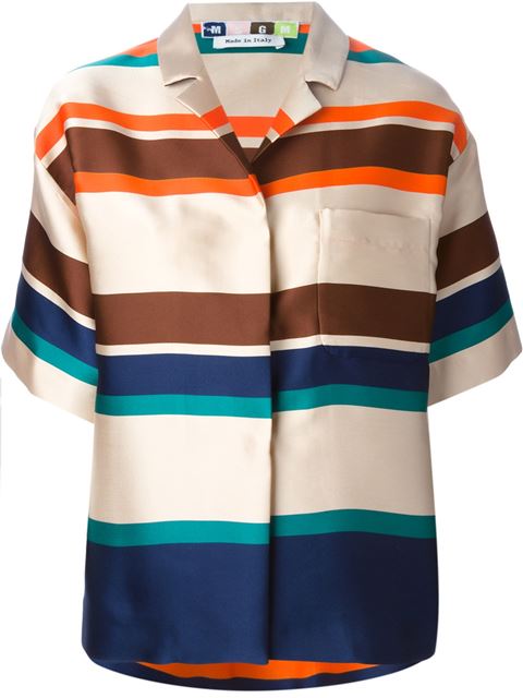 striped boxy shirt