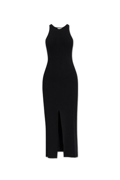 Nanushka Sleeveless Fitted Midi Dress In Black