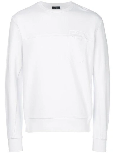Fay Crew Neck Sweatshirt - White