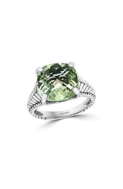 Effy Sterling Silver Green Quartz Ring