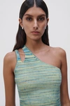 Simkhai Selby Space Dye Tank In Baltic Blue Space Dye